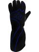 K1 Racegear Gloves Karting RS1 Youth 2X-Small Black/Blue