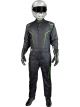 K1 Racegear GT2 1-Piece Suit X-Large Black/Fluorescent Green