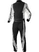 K1 Racegear 1-Piece Suit Victory Youth 2X- Small Black/Grey