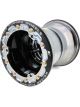Keizer Wheel 10x12in 5.000in BS 27 Spline Beadlock Black Machined