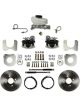 Leed Disc Brake Conversion Fits 87-93 Mustang Rear 4 Lug