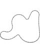 Mahle Water Pump Gasket 0.112 in Thick Rubber Ford Godzilla