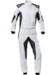 OMP Racing Driving Suit Tecnica Silver Black Size 58 XL