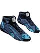 OMP Racing Driving Shoe Sport Black Cyan Size 10 Pair