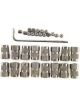 Pioneer Rocker Arm Nut Posi Lock 3/8-24in Thread Steel Zinc Set of 16
