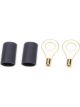 Quickcar Racing Ring Terminal 1/4in 18- 22 Ga w/Heat Shrink Pair