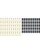 Quickcar Racing Ring Terminal 1/4in 18- 22 Ga w/Heat Shrink 50pk