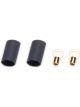 Quickcar Racing Ring Terminal #6 14-16 Ga w/Heat Shrink Pair