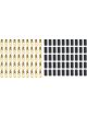 Quickcar Racing Ring Terminal #8 10-12 Ga w/Heat Shrink 50pk