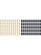 Quickcar Racing Ring Terminal #10 14-16 Ga w/Heat Shrink 50pk