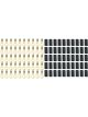Quickcar Racing Ring Terminal 5/16in 8 Ga w/Heat Shrink 50pk