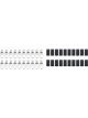 Quickcar Racing Ring Terminals 3/8in 6 Ga w/Heat Shrink 20pk
