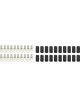 Quickcar Racing Ring Terminals 1/2in 6 Ga w/Heat Shrink 20pk