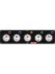 Quickcar Racing 5 Gauge Panel OP/WT/OT/FP15/WP Black