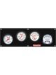 Quickcar Racing Extreme 3-1 Panel w/Tach OP/WT/VT Black