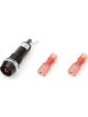 Quickcar Racing Warning Light 12V 3/8 in Diameter Red Quickcar Gauges