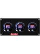Quickcar Racing Digital 3 Gauge Panel OP /WT/FP100