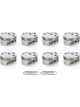 Race Tech Piston Dished 4.155in Bore -23.40 cc SBC Set of 8