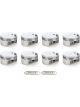 Race Tech Piston Flat Top 4.500in Bore -3.00 cc BBC Set of 8