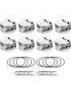 Race Tech Piston Flat Top 4.030in Bore -5.00 cc SBF Set of 8