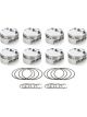 Race Tech Piston Dished 4.125in Bore -19.70 cc SBF Set of 8