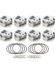 Race Tech Piston Dome 4.310in Bore + 39.80 cc BBC Set of 8