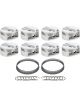 Race Tech Piston Dome 4.600in Bore + 28.70 cc BBC Set of 8