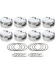 Race Tech Piston Flat Top 4.125in Bore -4.10 cc Fits GM LS Set of 8