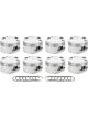 Race Tech Piston Dished 4.030in Bore -29.50 cc SBF Set of 8