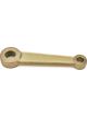Racing Power Pitman Arm 7-13/16 in Long Steel Gold Zinc Oxide Vega Style