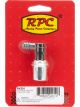 Racing Power PCV Valve 90 Degree 3/8in Hose Barb / Steel Black / Zinc