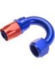Redhorse Performance Hose End 1180 Series 180Deg 10 AN Blue Red