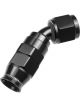 Redhorse Performance Hose End 1245 Series 45Deg 8 AN PTFE Black