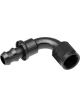 Redhorse Performance Hose End 2090 Series 90Deg 4 AN PTFE Black