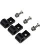 Redhorse Performance Line Clamp 2-Piece 3/8in ID Black Set of 6