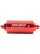 Redhorse Performance 8AN Fuel Filter Red