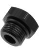 Redhorse Performance 814 Series Plug 8 AN O-Ring Hex Head Black