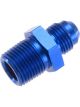 Redhorse Performance Adapter Straight 8 AN to 1/4in NPT Male Blue