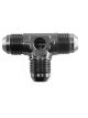 Redhorse Performance 6an Male Tee w/1/8npt Port Black