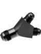 Redhorse Performance Y Block 10 AN Dual 10 AN Male Outlets Black