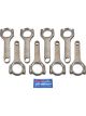 Scat SBC 4340 Forged H-Beam Rods 6.125 w/ARP2000