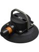 Seasucker Tie Down Hanger Wall Mount Suction Cup Mount D-Ring Black