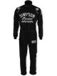 Simpson Driving Suit Checkers Large Black SFI 3.2A/5