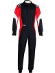 Sparco Driving Comp Suit Black/Red Large / X-Large