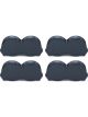 Ti22 Injection Wash Plug 2.687in Stack Diameter Black Engler Set of 4