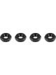 Ti22 Jam Nut 10-32 in Right Hand Thread Aluminum Black Set of 4