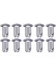 Ti22 Quick Turn Fastener Oval Head 7/16 x 0.600in Body Set of 10