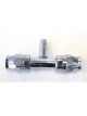 Aeroflow Air Con Straight Inline -10AN Fitting With Charge Port