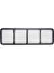 True Performance Nose Screen 1/4in Screen Spacing Aluminum Black Paint