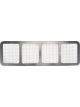 True Performance Nose Screen 1/4 in Screen Spacing Aluminum Natural